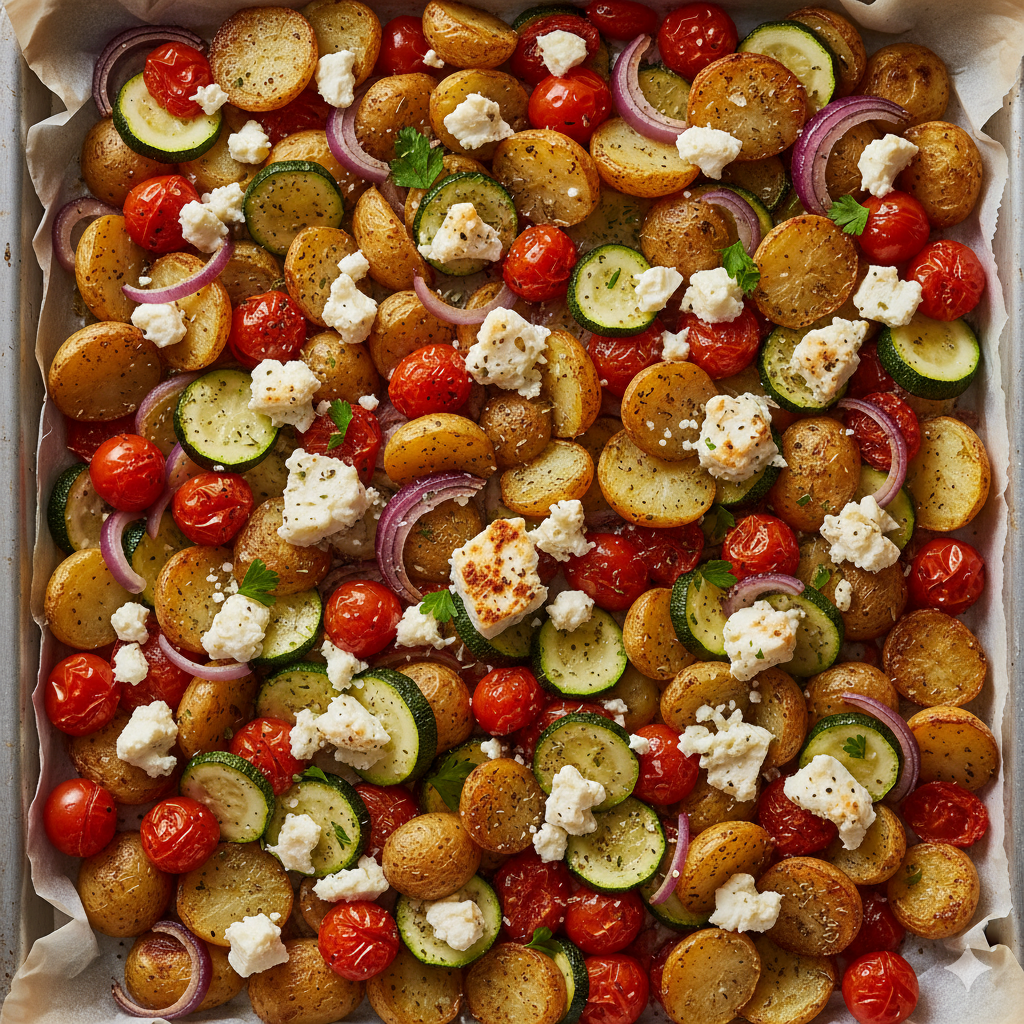 traybake feta snel recenpt